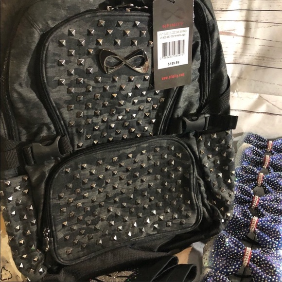 nfinity studded backpack